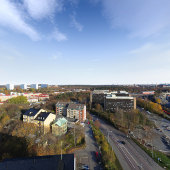 Boendemiljön kring Huvudstalundsvägen 14